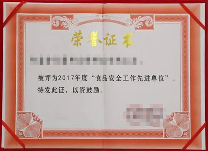 Certificado de Honra 8